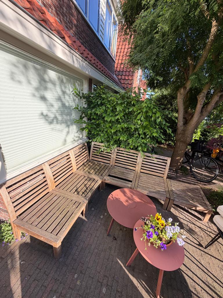 IKEA APPLARO/NÄMMARÖ loungeset incl. kussens - complete set, Ophalen, Gebruikt, Bank