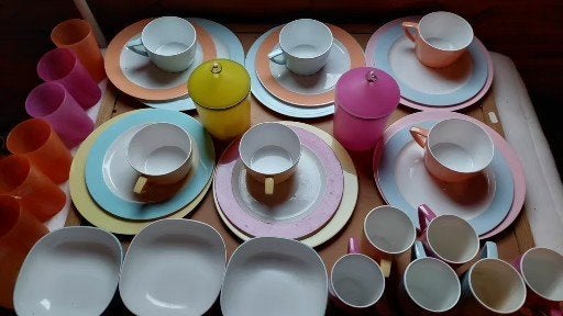mepal camping servies, Caravans en Kamperen, Kampeeraccessoires, Ophalen of Verzenden, Gebruikt