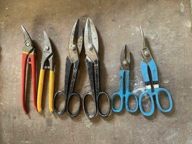 6 x plaatschaar, Ophalen of Verzenden, Gebruikt