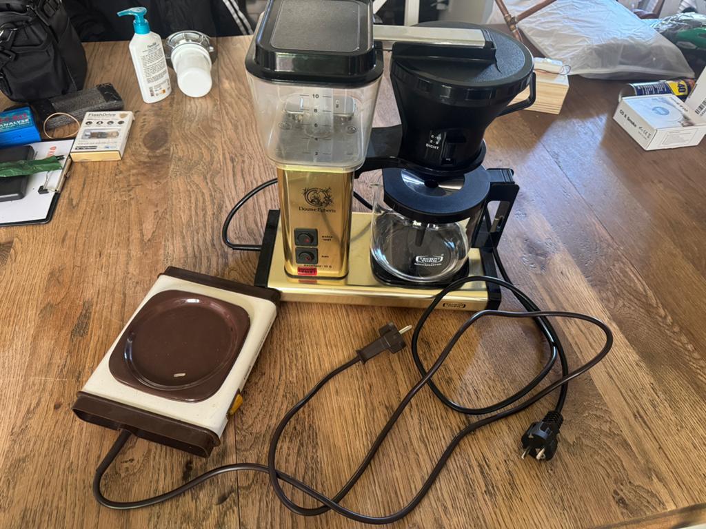 DE snelfilter koffie apparaat 100%, Ophalen, Gebruikt, Koffiemachine, Gemalen koffie
