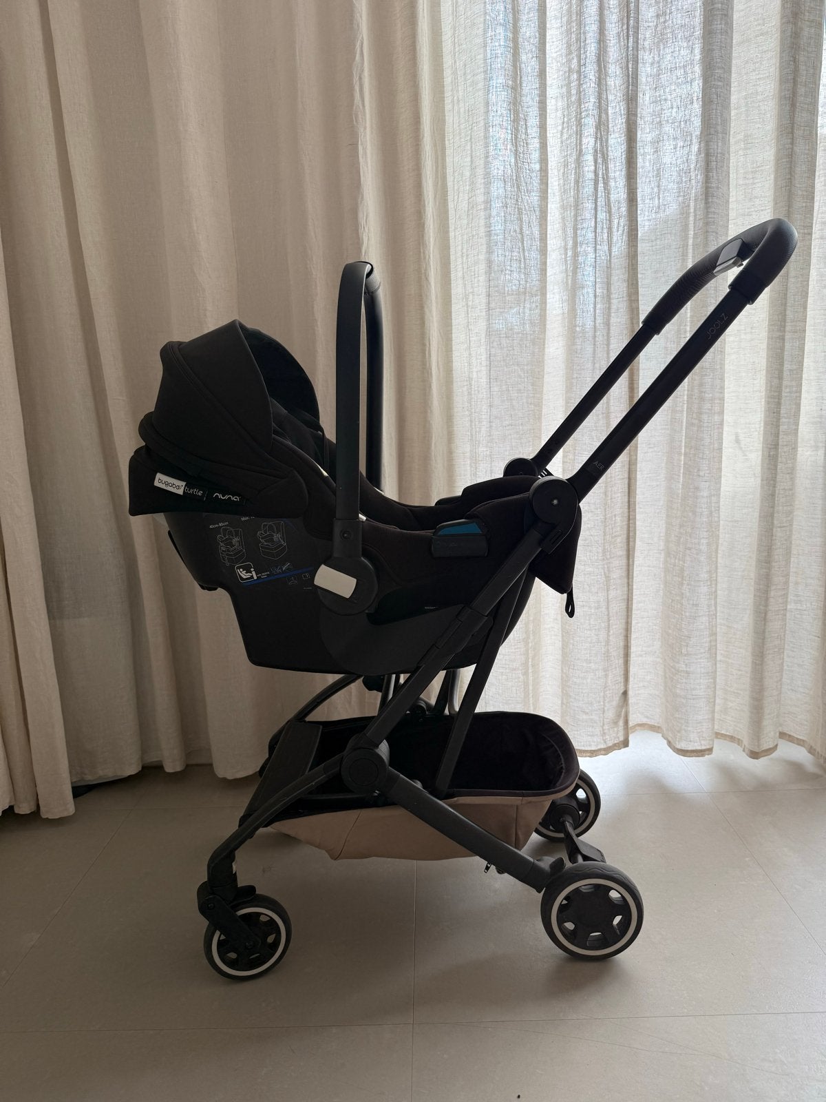 Joolz Aer buggy bundel met autostoel en extra hoezen, Gebruikt, Combiwagen, Met autostoeltje, Ophalen