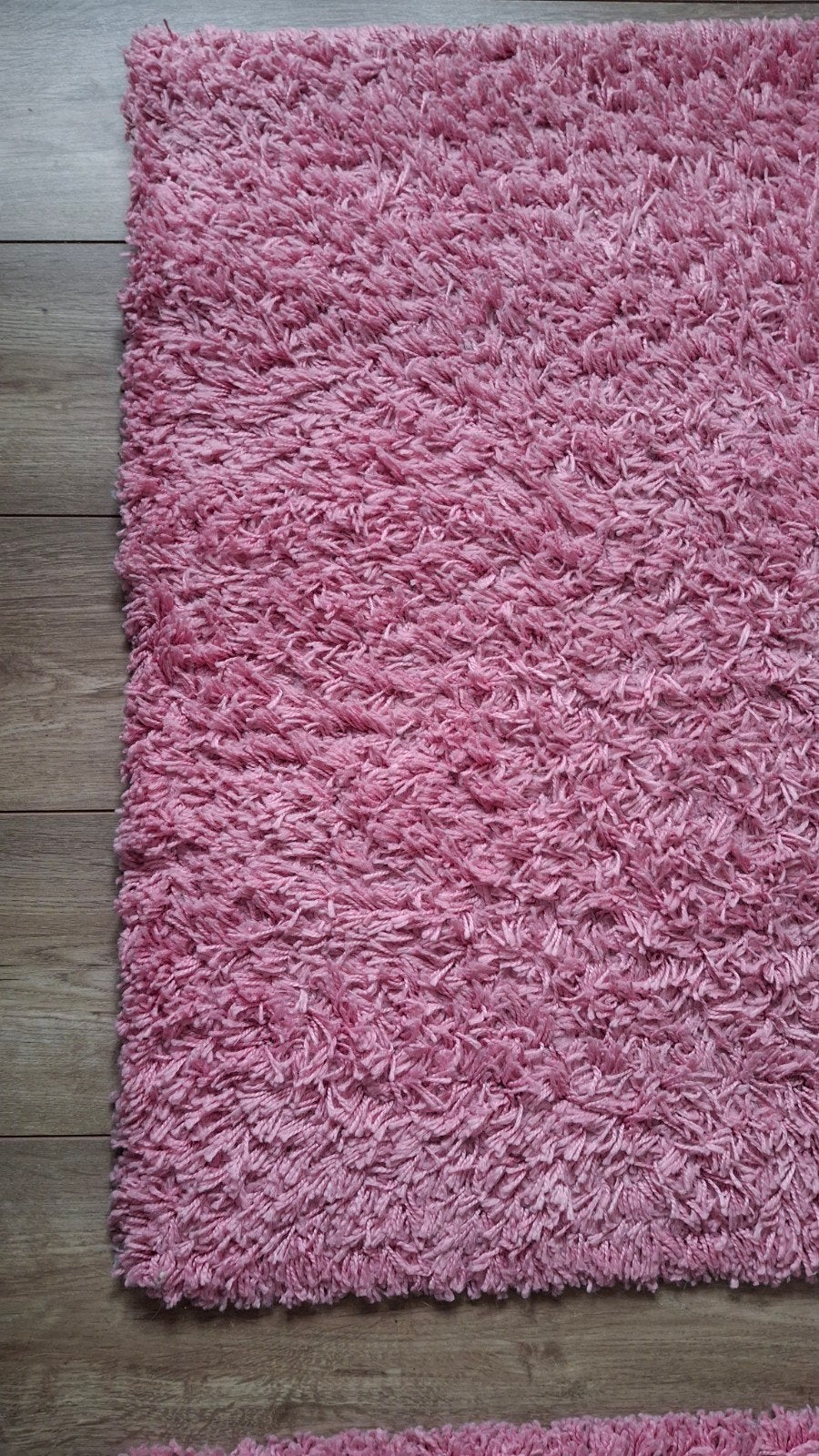 2 roze vloerkledjes Ikea Hampen, Ophalen of Verzenden, Gebruikt, Kleed of Kussen