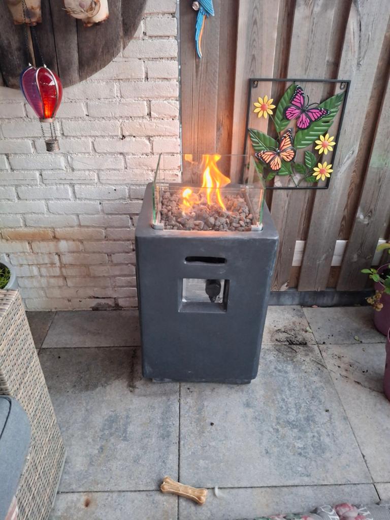 Leuke  tuinhaard, Tuin en Terras, Ophalen, Zo goed als nieuw, Gas, Vloer
