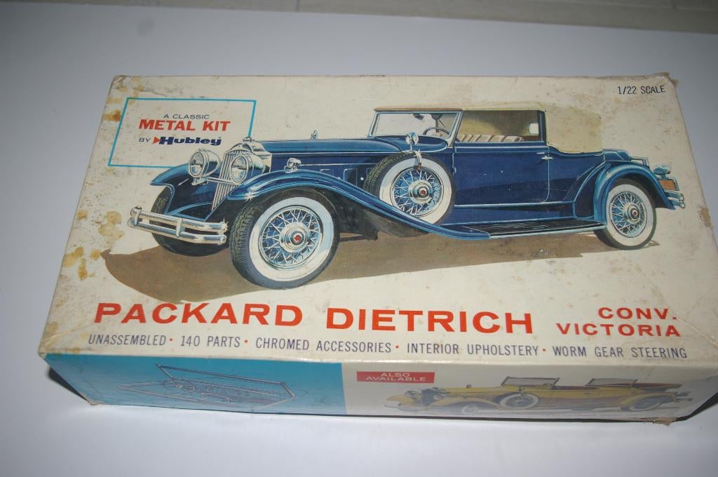A Classic Metal Kit Packard Dietrich uit 1930, Hobby en Vrije tijd, Modelbouw | Auto's en Voertuigen, Zo goed als nieuw, Overige typen