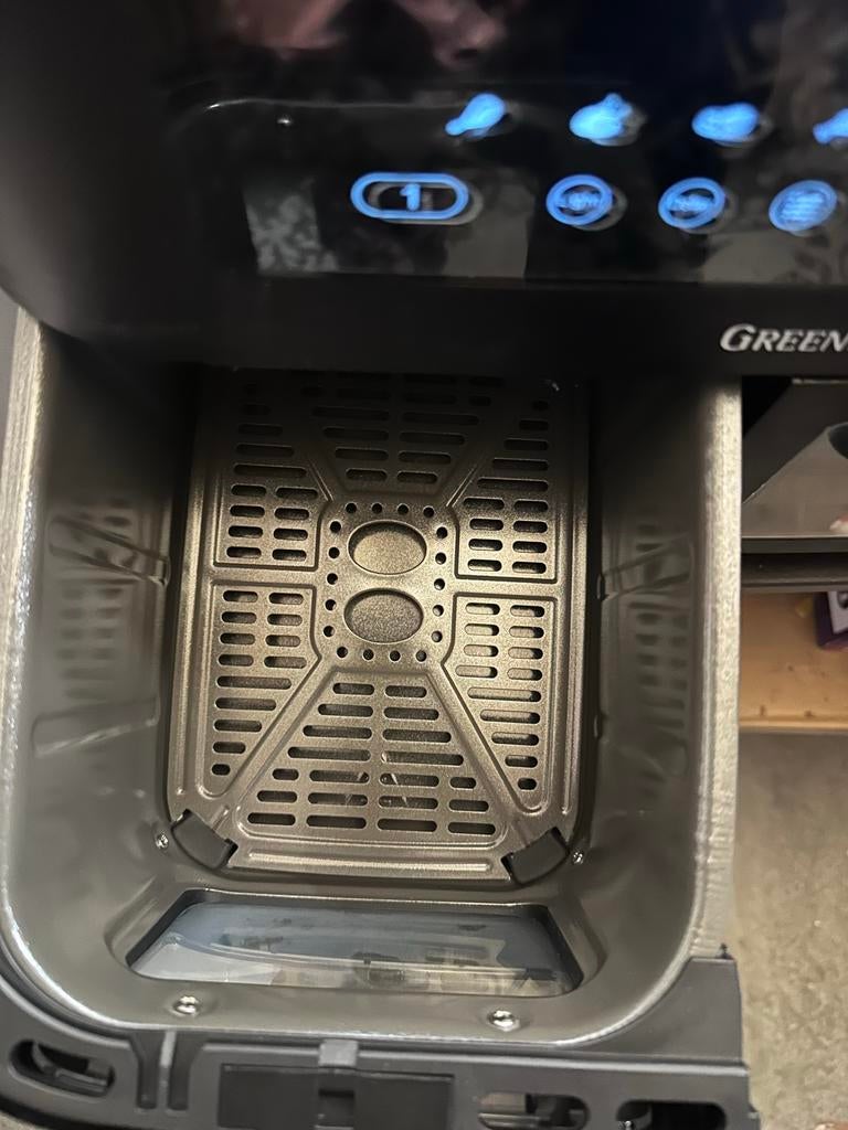 GreenPan Dual Zone Airfryer - Nooit gebruikt!, 1500 gram of meer, Ophalen of Verzenden, Zo goed als nieuw, .