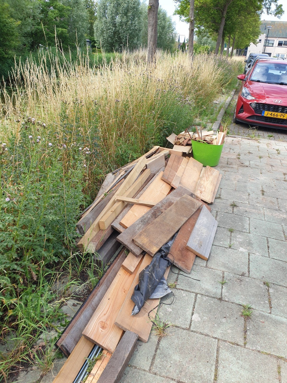 Sloop/brandhout, Ophalen, Gebruikt, 25 tot 50 mm, Balk