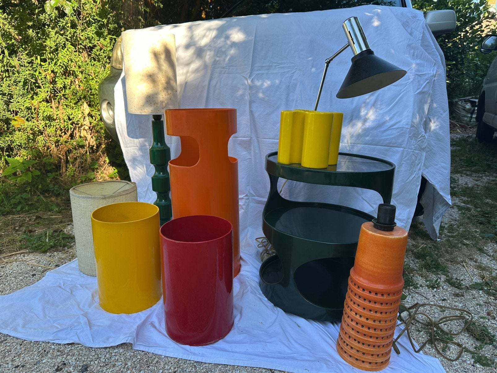 Vintage woonaccesoires, Huis en Inrichting, Ophalen, Vintage, Gebruikt, Meerkleurig