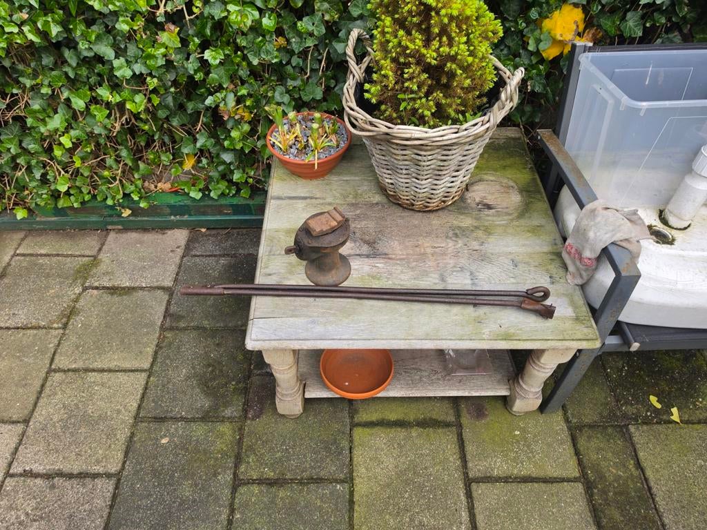 1 complete hydrolische krik met stang ., Ophalen of Verzenden