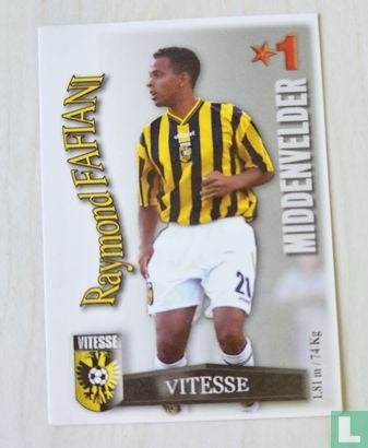 Spelerskaart Vitesse - Raymond Fafiani 2003, Verzamelen, Ophalen of Verzenden, Zo goed als nieuw, Vitesse, Spelerskaart