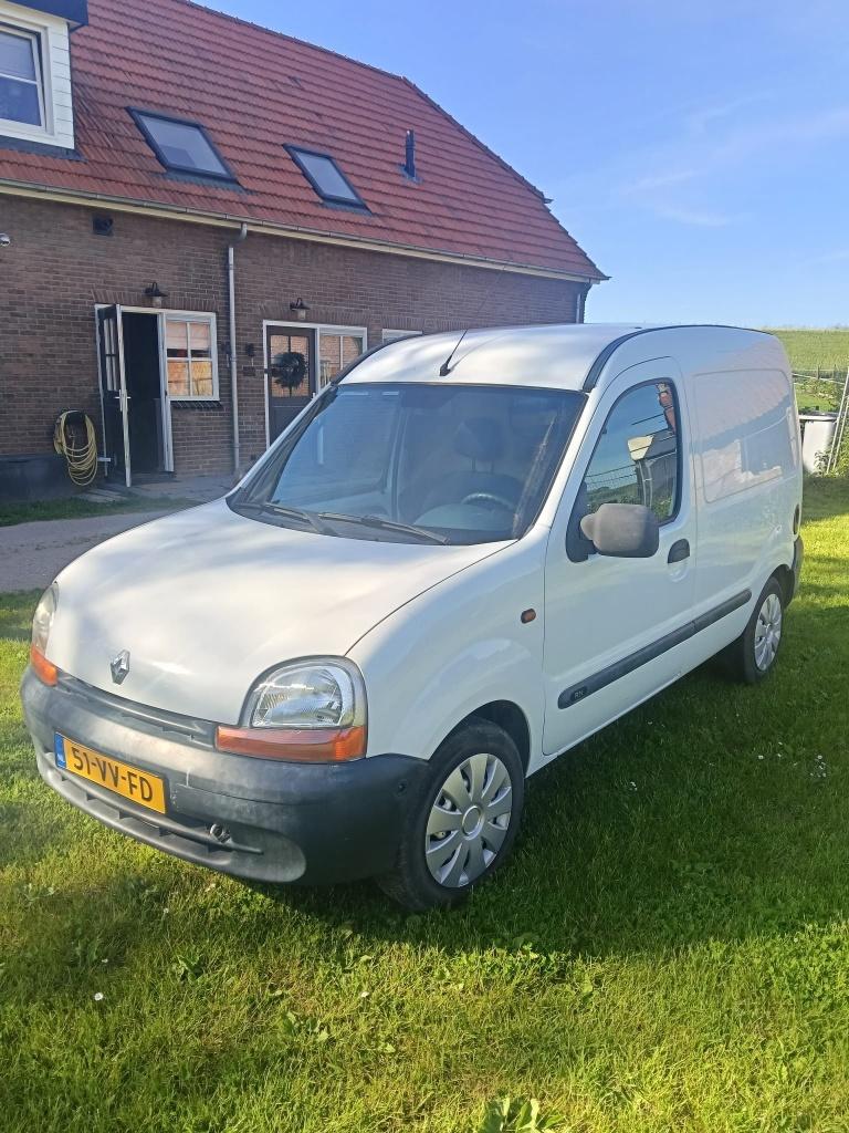 Renault Kangoo 1.9 DTI 2001, Auto's, Voorwielaandrijving, 4 cilinders, Renault, Wit