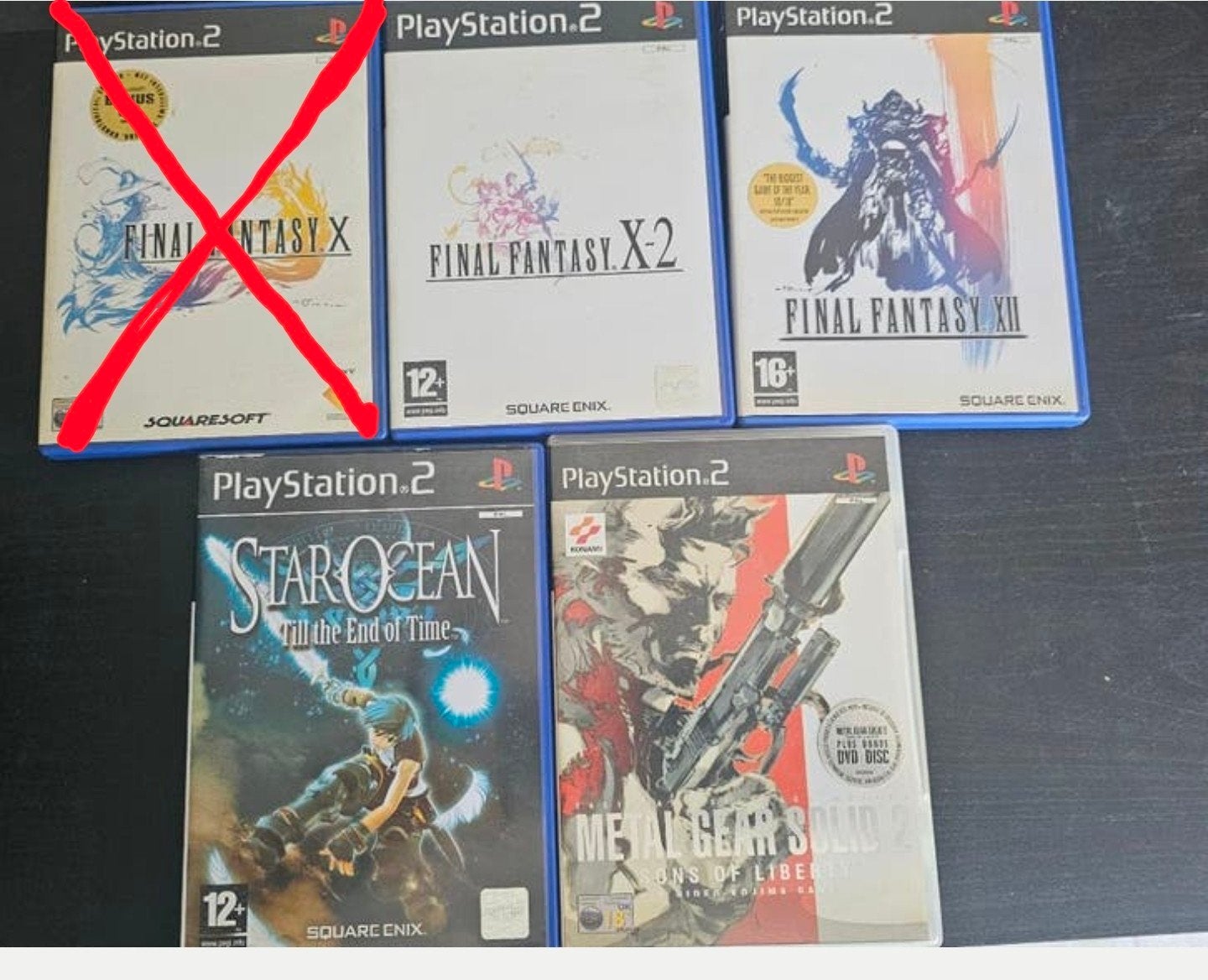 ps2 games, o.a.: final fantasy, metal gear solid, Avontuur en Actie, Gebruikt, Vanaf 18 jaar, 1 speler