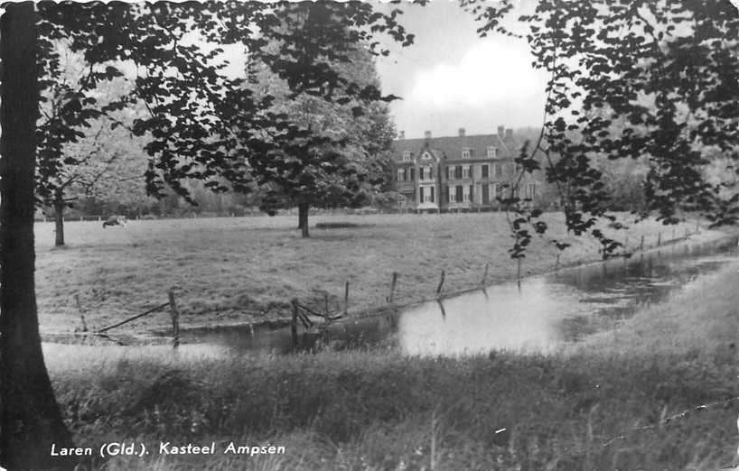 380-650-007 Laren GLD Kasteel Ampsen, Verzenden, Voor 1920, Gelderland