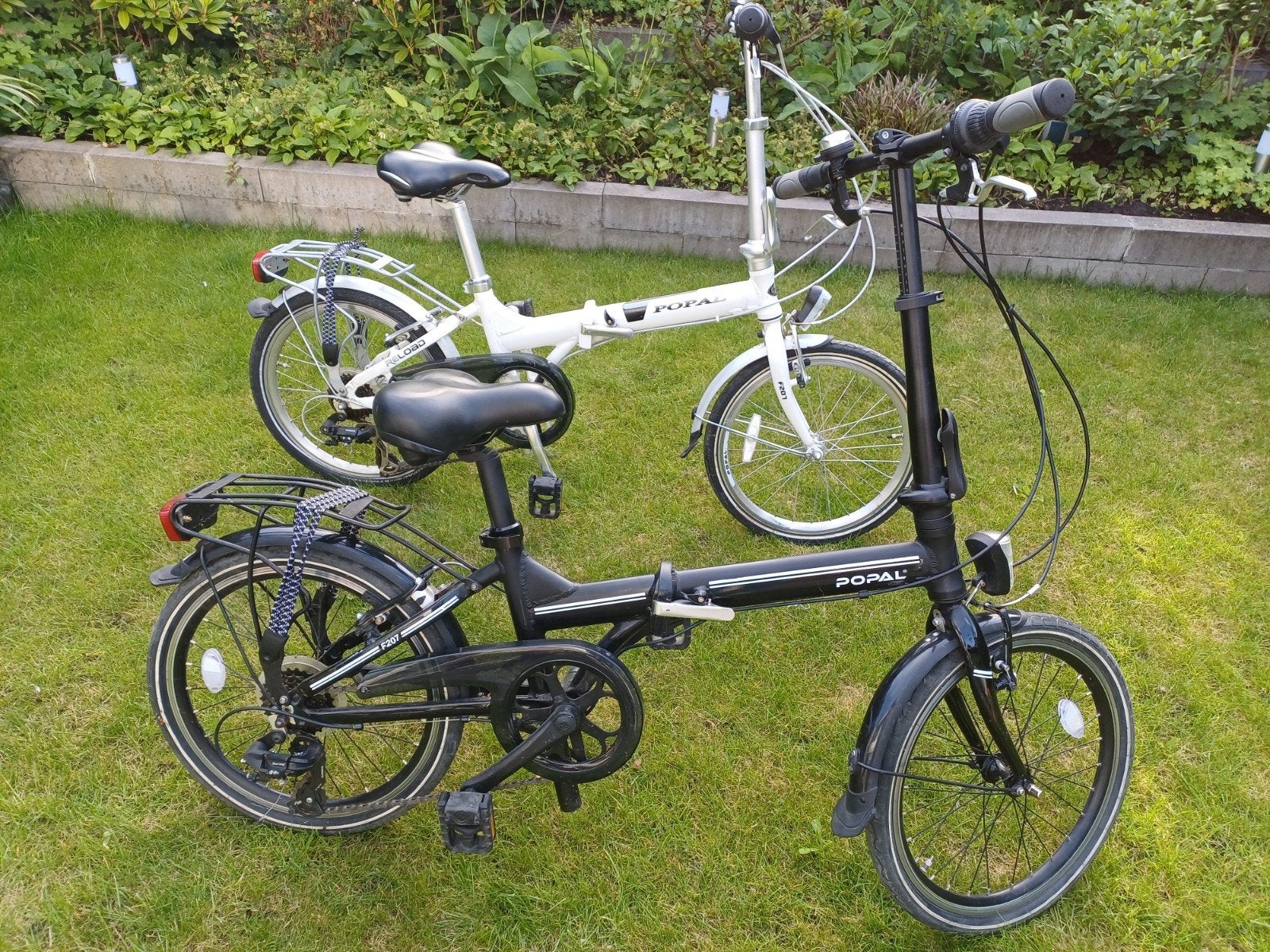 Popal F207 vouwfietsen wit en zwart - per stuk, Ophalen of Verzenden, Gebruikt