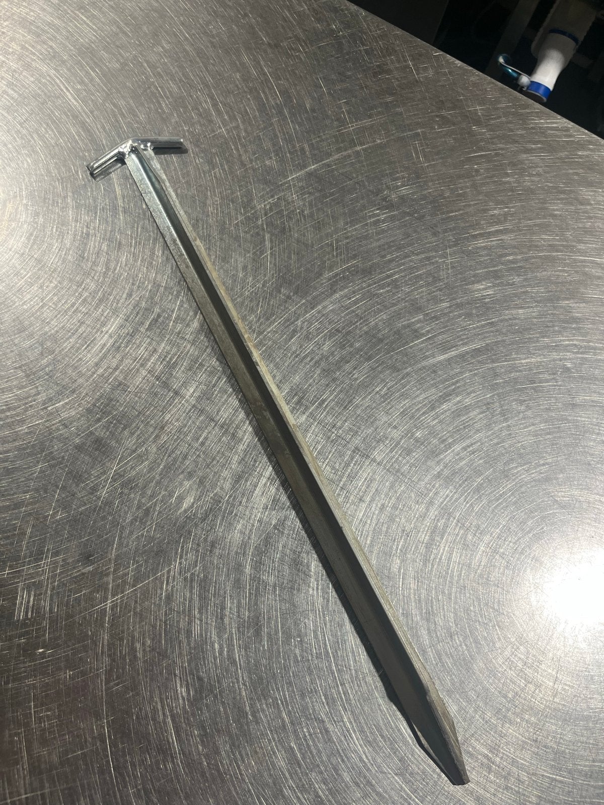Metalen grondanker, haring voor tent of zeil 50cm, Ophalen