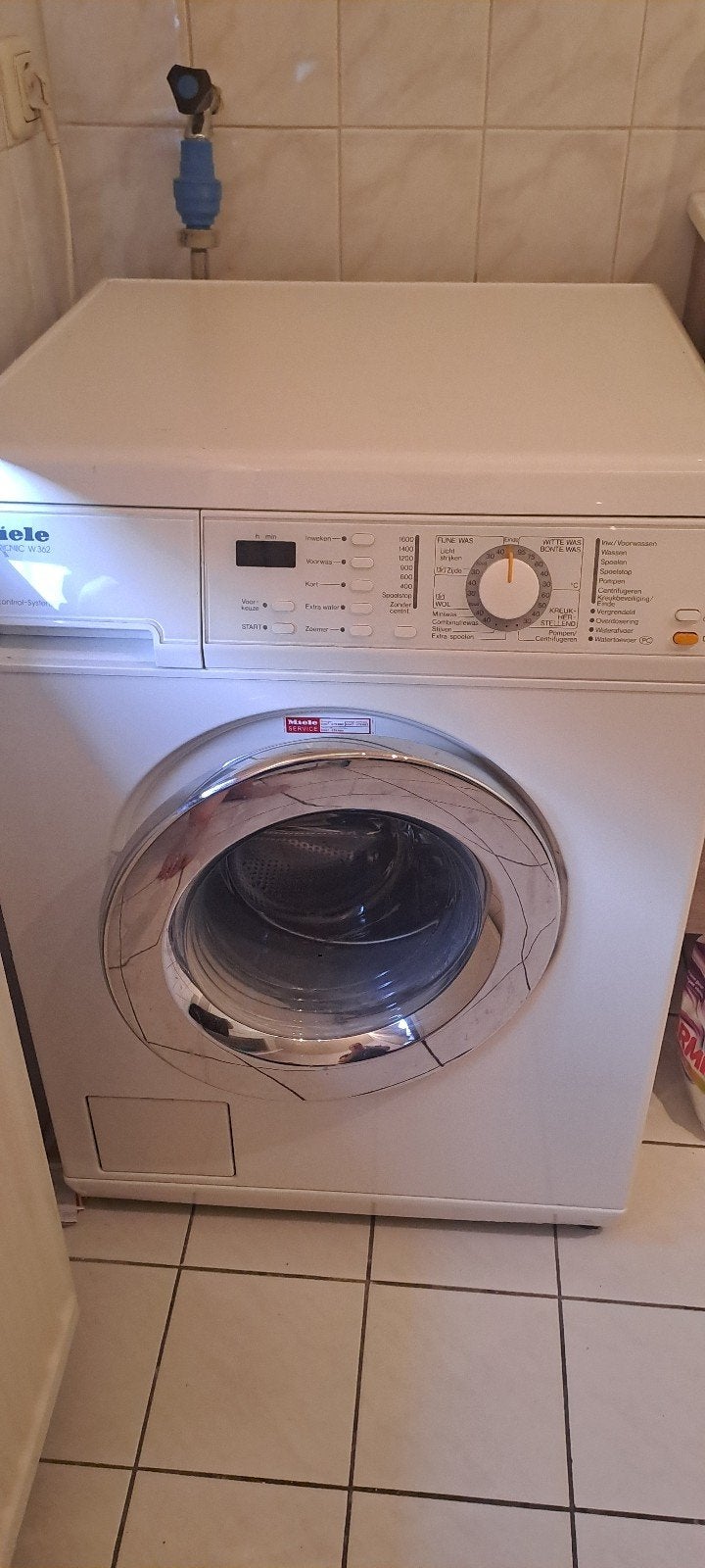Wasmachine, Witgoed en Apparatuur, Ophalen of Verzenden, 1200 tot 1600 toeren, 85 tot 90 cm