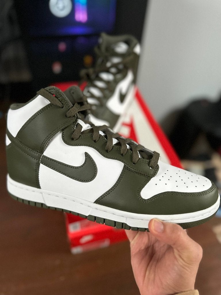 NIEUWE Nike Dunk High Cargo Khaki in diverse maten, Kleding | Heren, Zwart, Nike, Nieuw, Ophalen of Verzenden