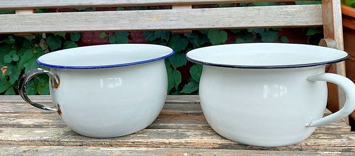 Emaille po's/pot, Ophalen