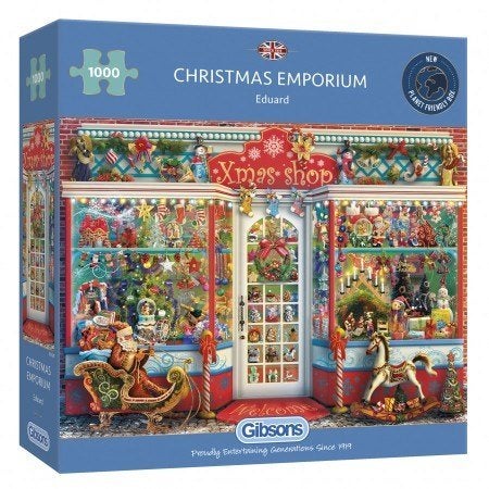 Gibsons: Christmas Emporium 1000 stukjes, Ophalen of Verzenden, 500 t/m 1500 stukjes, Nieuw, Legpuzzel