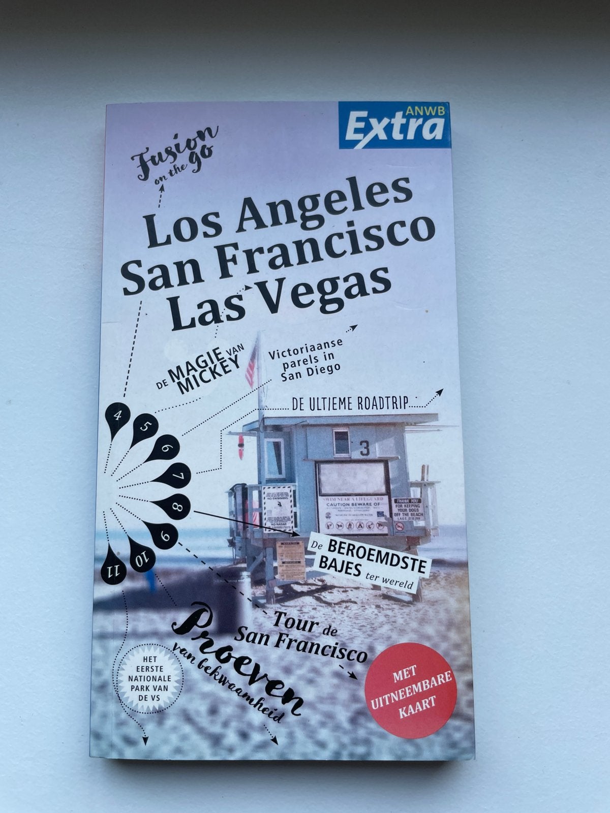 ANWB Extra Reisgids Los Angeles San Francisco Las Vegas, Boeken, Reisgidsen, Ophalen of Verzenden, Zo goed als nieuw, Reisgids of -boek