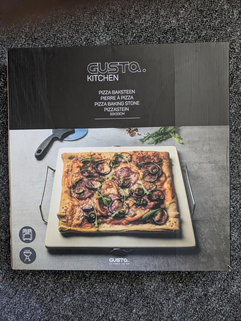 Pizza baksteen. Nieuw. Gusta, Ophalen of Verzenden, Nieuw