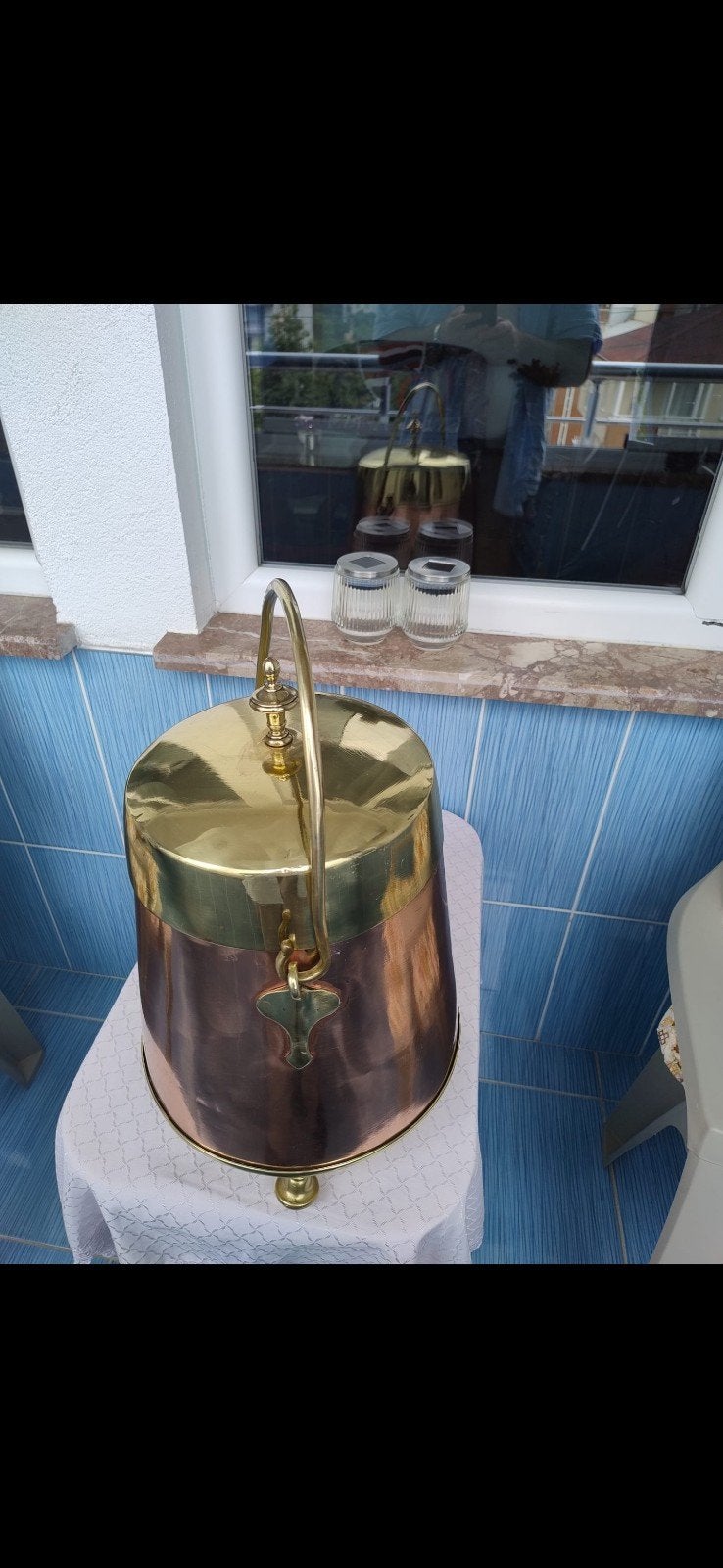 Koperenpot, Antiek en Kunst, Antiek | Koper en Brons, Ophalen of Verzenden