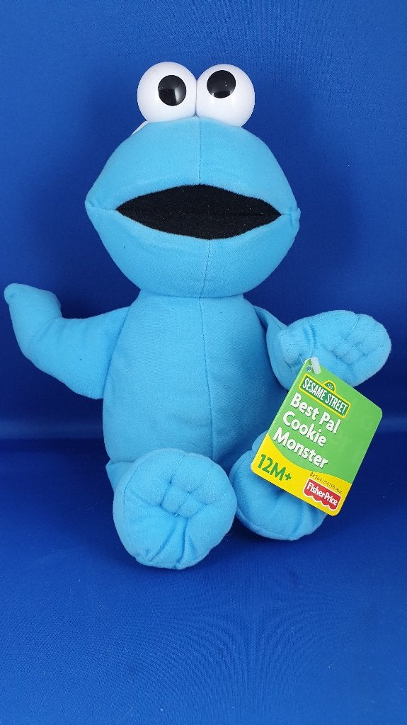 Koekiemonster, Sesamstraat. Fisher Price 2003. 33 cm. T4, Tweedehands verkoop, Tweedehands verkoop, Gebruikt, Overige typen