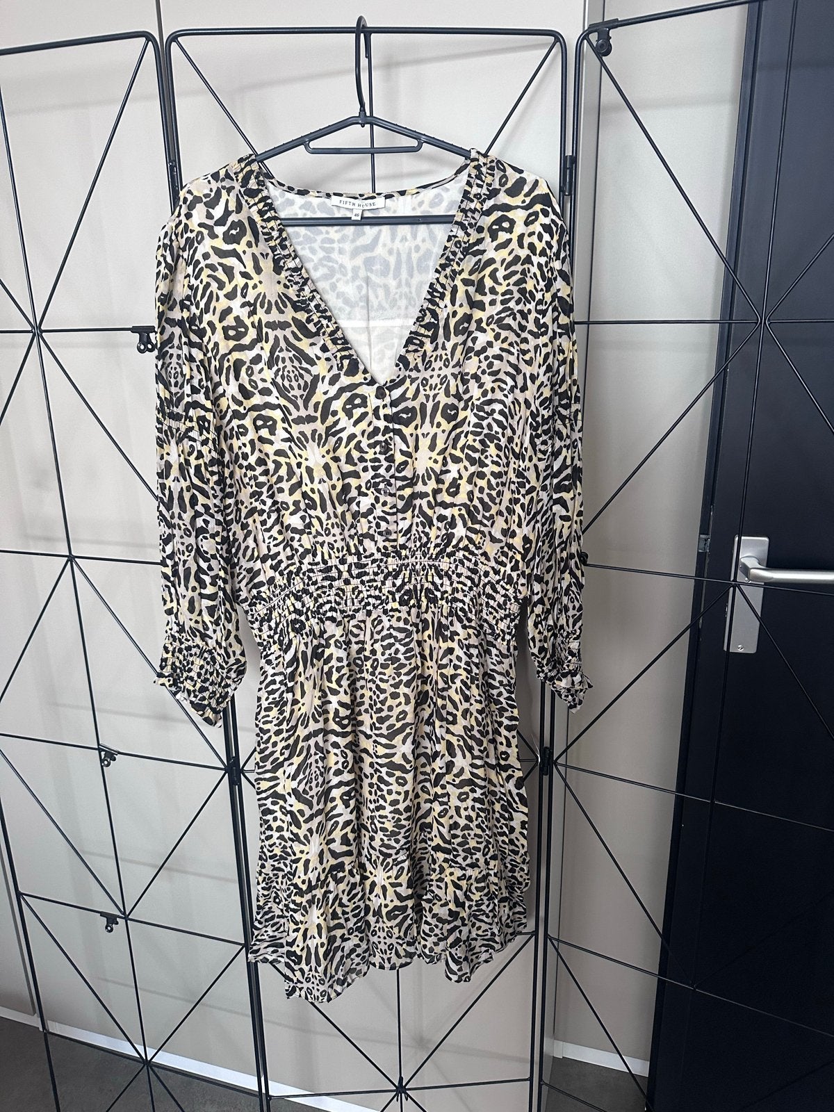 Fifth House jurk met luipaardprint, maat 46, Ophalen of Verzenden, Zo goed als nieuw, Maat 46/48 (XL) of groter, Meerkleurig