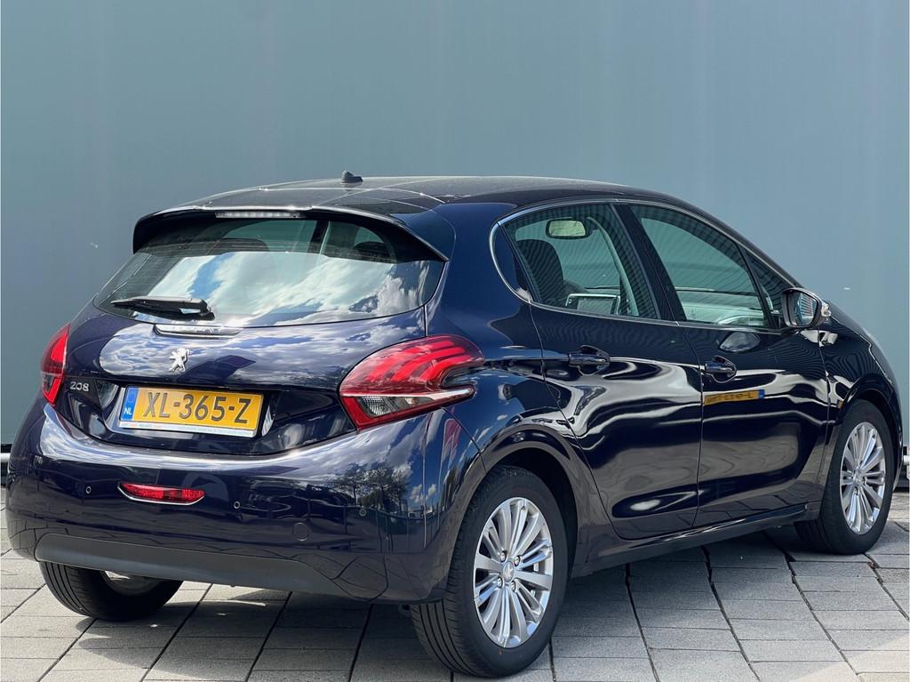 Peugeot 208 BWJ 2019 | 1.2PT 83PK Allure | CLIMA | NAVI | CR, 83 pk, 1199 cc, Blauw, Leder en Stof