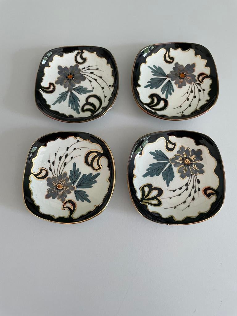 4 kleine schoteltjes Flora Gouda, Ophalen of Verzenden