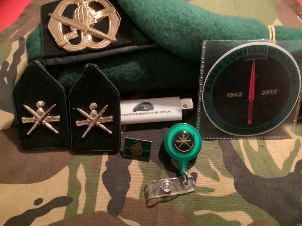 Kavel van het Korps Commando Troepen, Verzamelen, Ophalen of Verzenden, Landmacht, Nederland, Embleem of Badge
