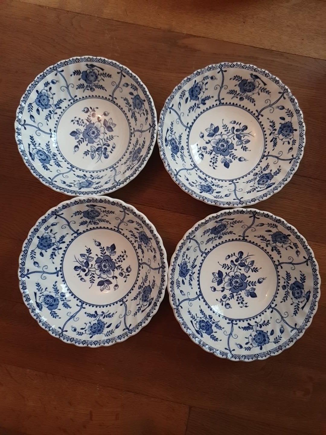4 Johnson Brothers Indies schaaltjes –vintage Engels servies, Ophalen of Verzenden