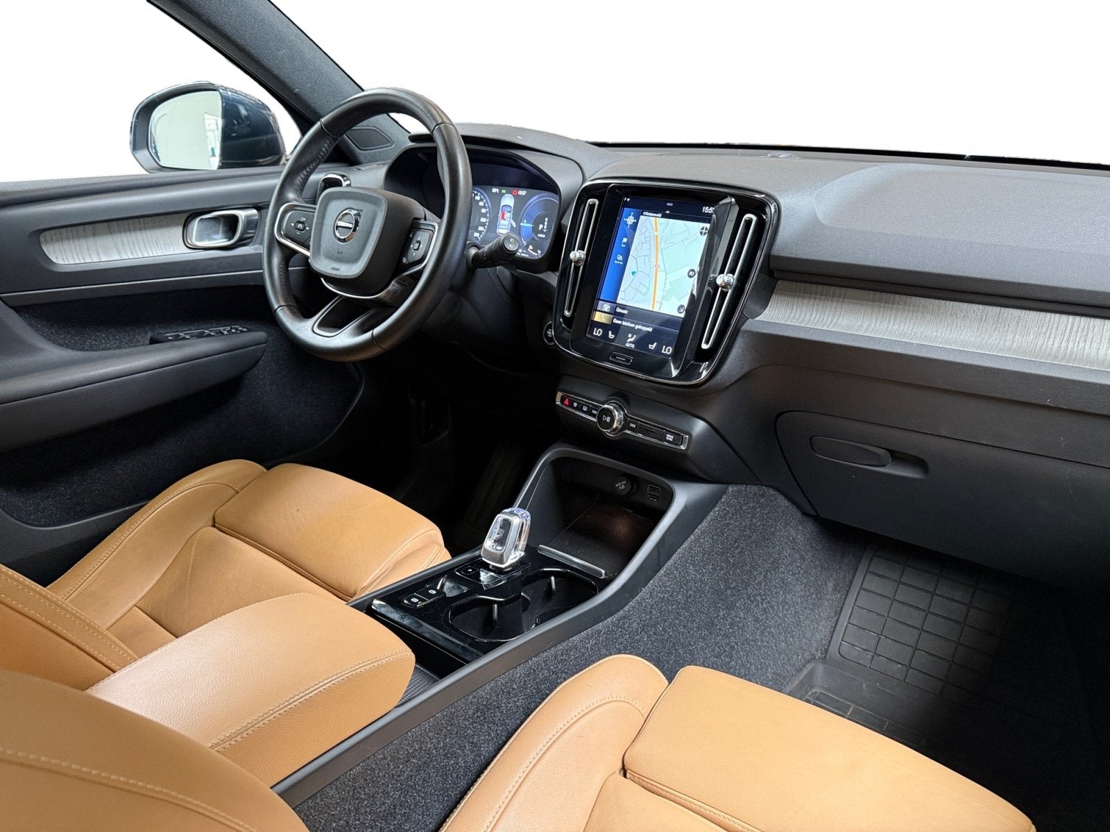 Volvo XC40 1.5 T5 Recharge Inscription I Adaptive Cruise I L, Auto's, Automaat, 1712 kg, Blauw, Leder