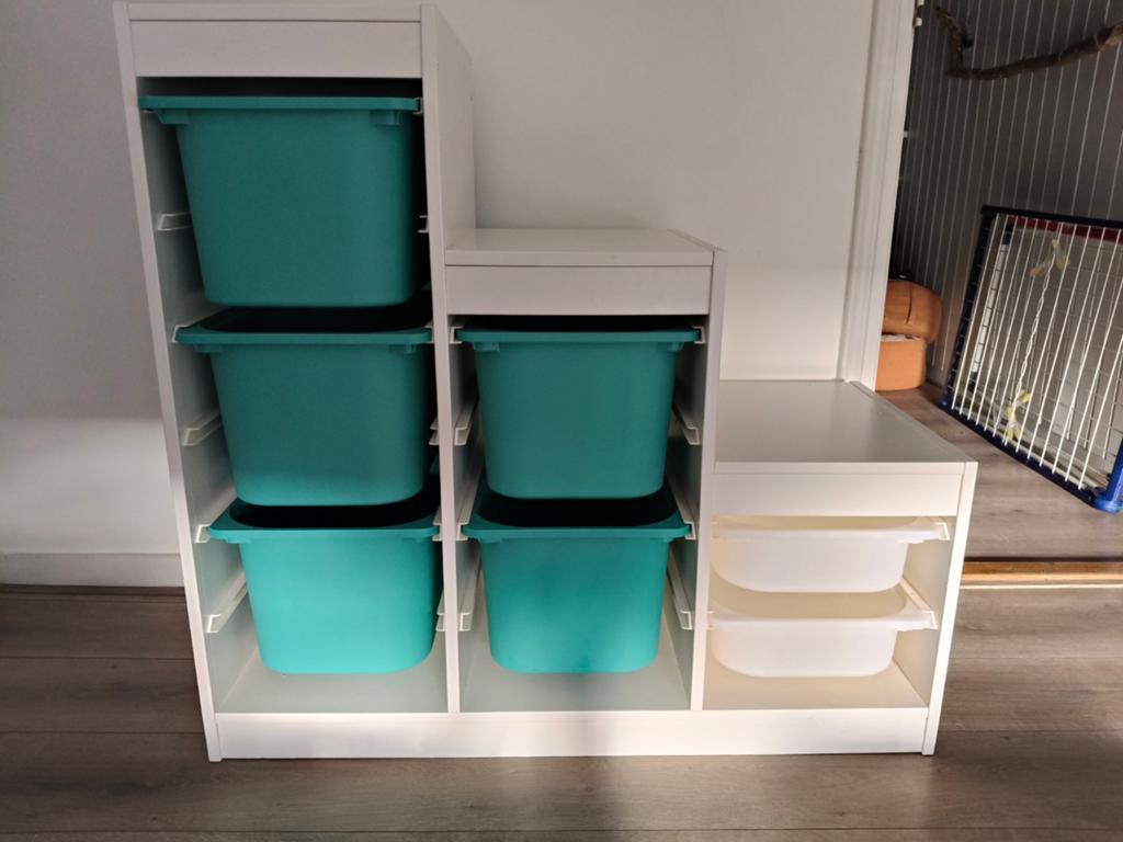 IKEA Trofast opbergcombinatie met bakken, Ophalen, Gebruikt, Kast