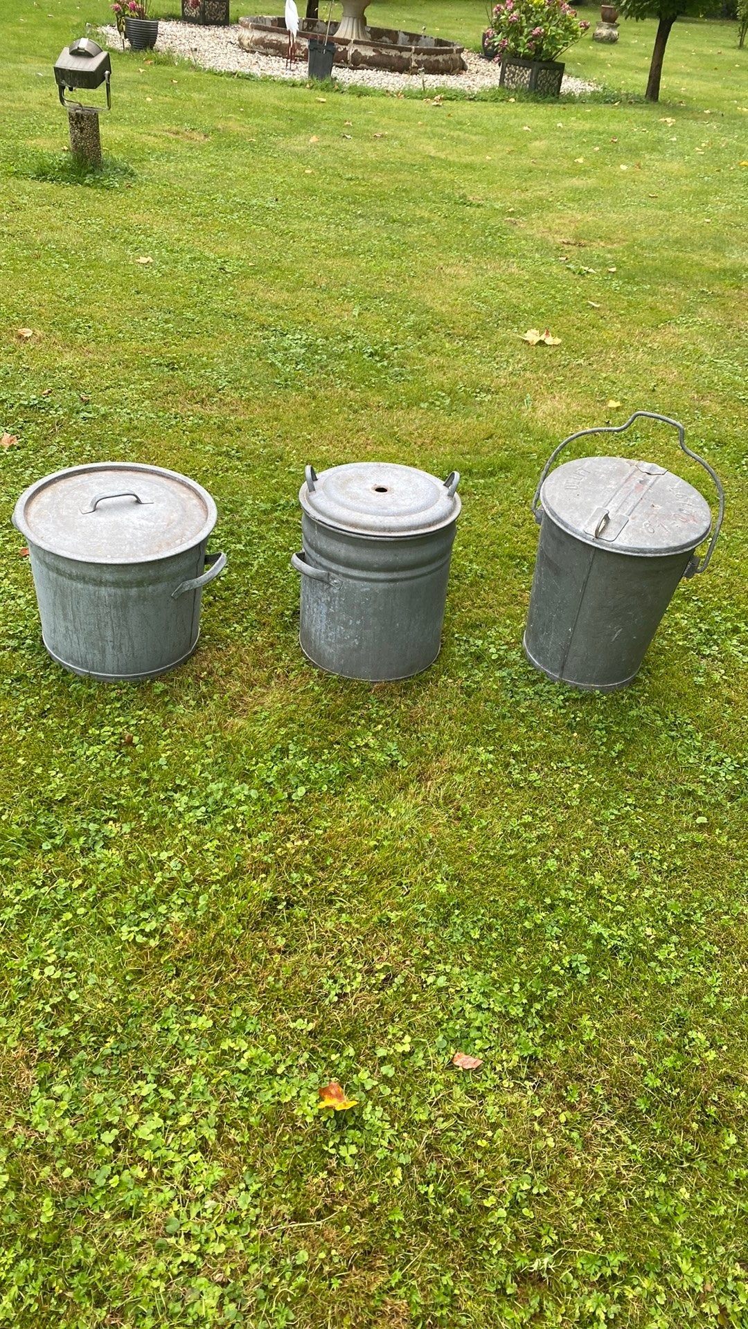 Zinke enmers, Tuin en Terras, Ophalen, Gebruikt, Minder dan 30 cm, Rond