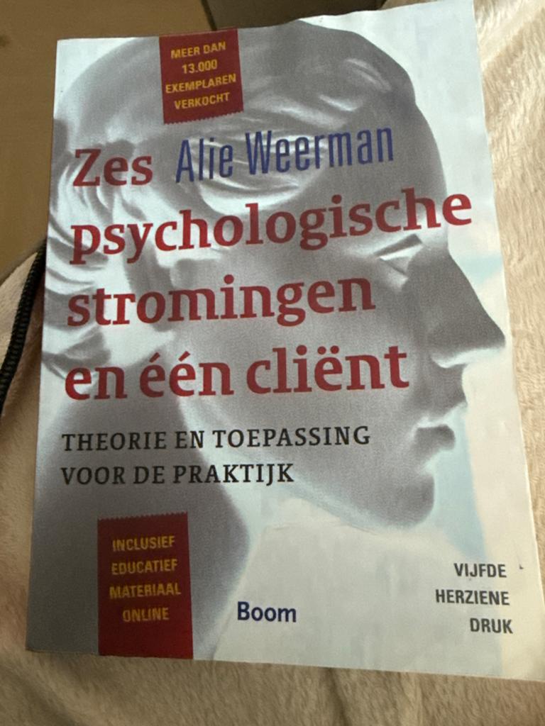 Zes Psychologische Stromingen en Eén Cliënt - A. Weerman, Boeken, Ophalen of Verzenden, Zo goed als nieuw, Klinische psychologie