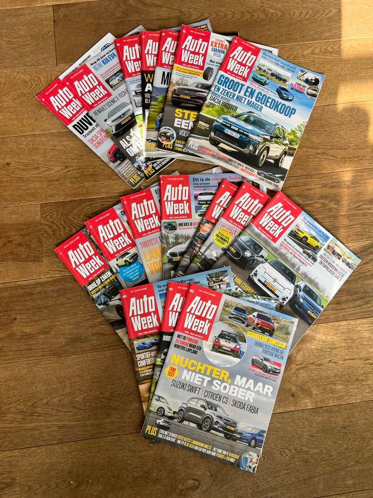 17 AutoWeek magazines 2025, Ophalen of Verzenden, Gelezen, Algemeen