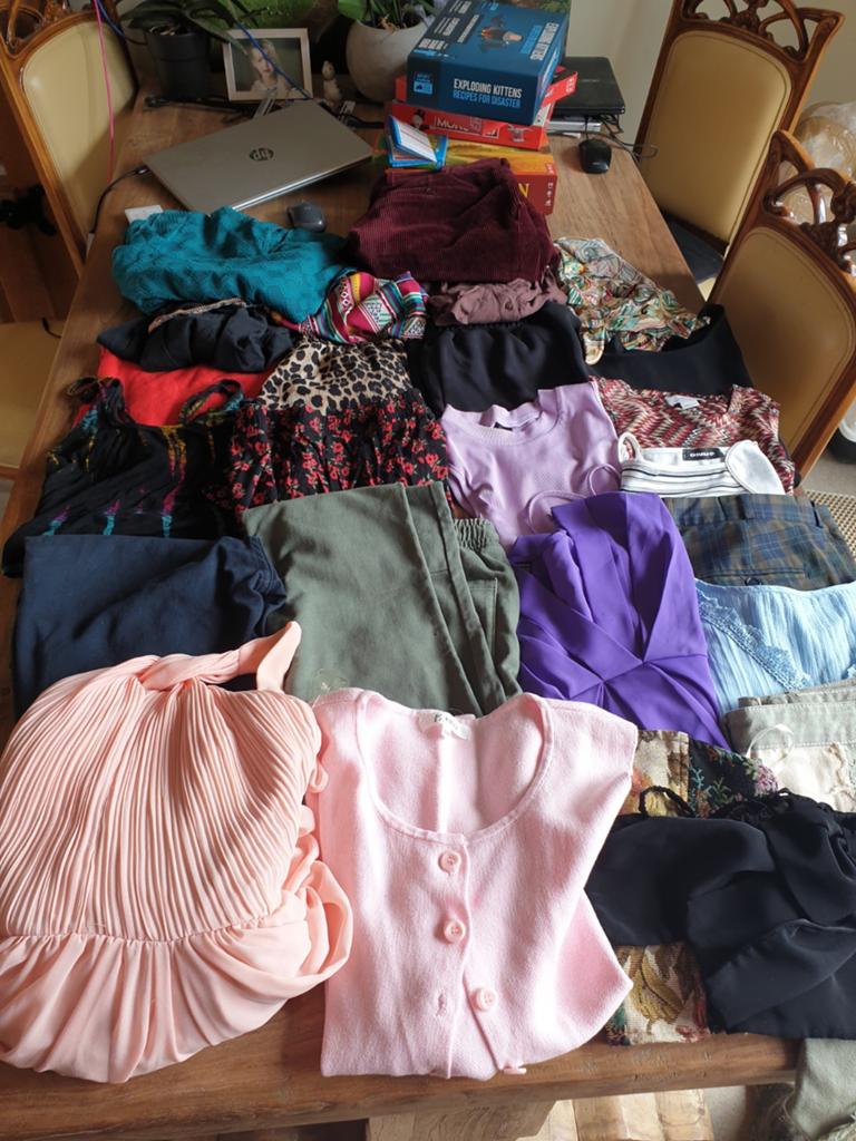 Partij dameskleding S/M (25 items), Ophalen of Verzenden, Gedragen