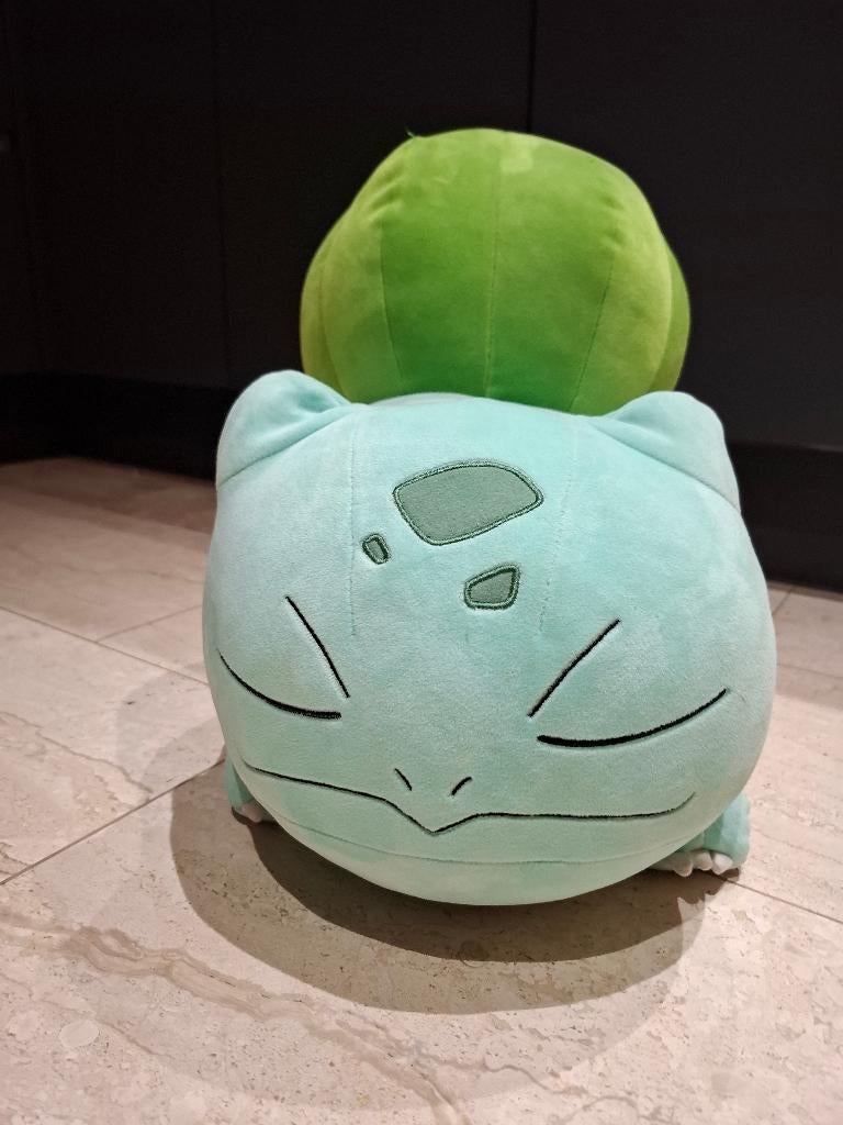 Een grote Bulbasaur knuffel, Kinderen en Baby's, Speelgoed | Knuffels en Pluche, Pokémon, Ophalen, Zo goed als nieuw, Overige typen