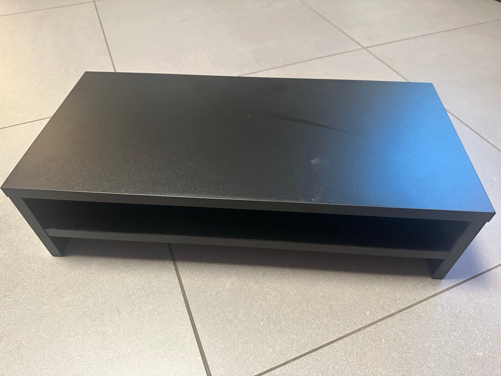 Zwart computerstandaard / monitorverhoger, Ophalen, Minder dan 50 cm, Gebruikt, Minder dan 100 cm