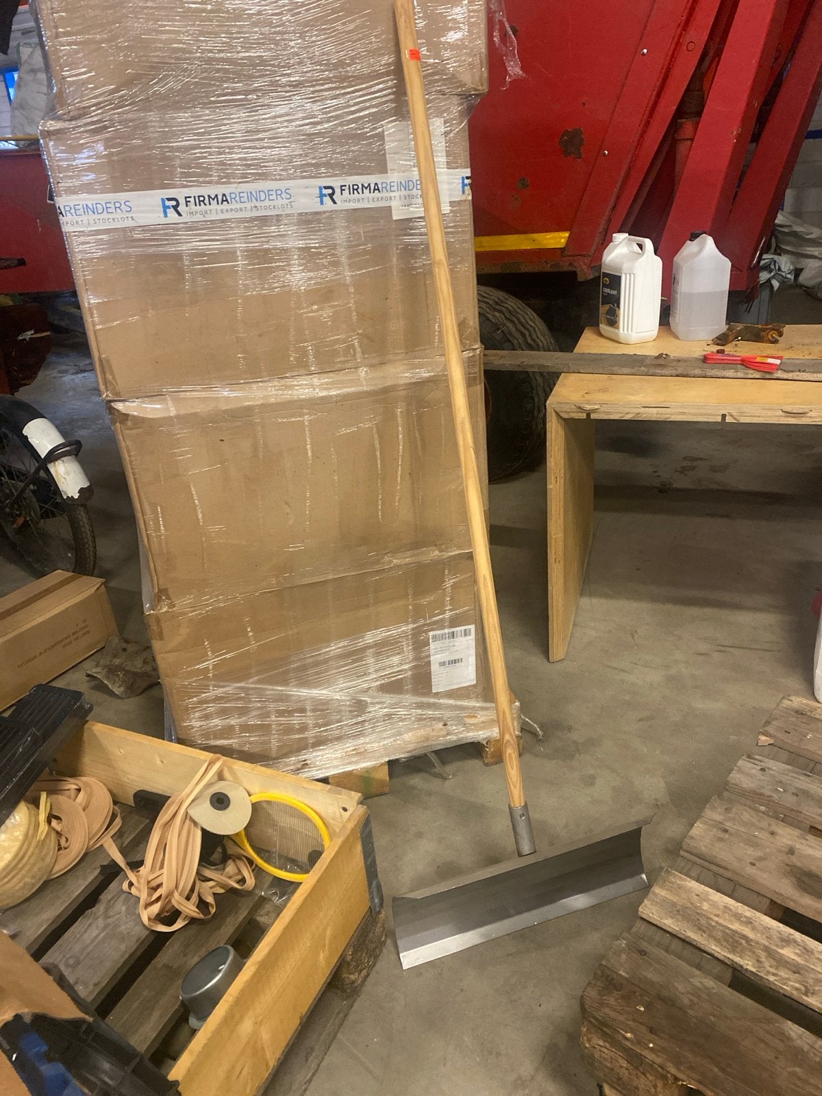 Nieuwe mestschuif met steel, Tuin en Terras, Ophalen of Verzenden, Onbekend, Onbekend, Onbekend