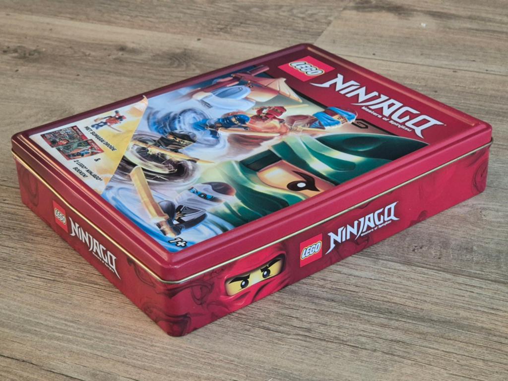Ninjago lego opbergblik, Lego, Accessoire, Ophalen of Verzenden, Zo goed als nieuw