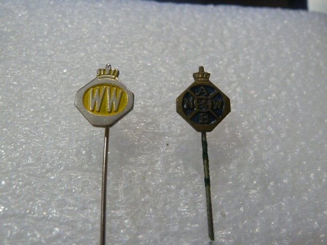 Vintage Speldjes WW en ANWB - Unieke Collectie, Ophalen of Verzenden, Gebruikt, Overige onderwerpen, Speldje of Pin