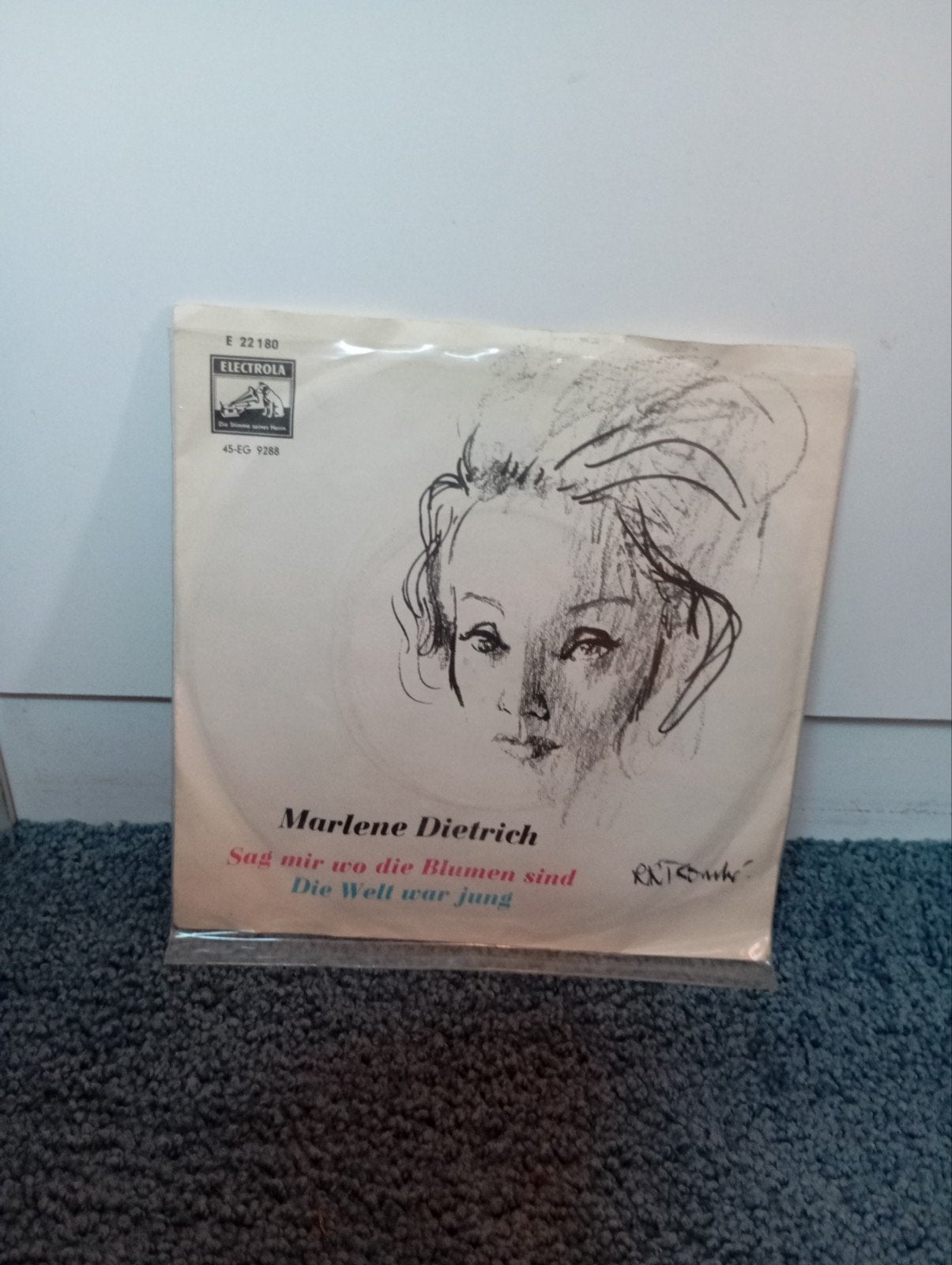 Vintage Single Marlène Dietrich igst Icoon, Cd's en Dvd's, Ophalen of Verzenden