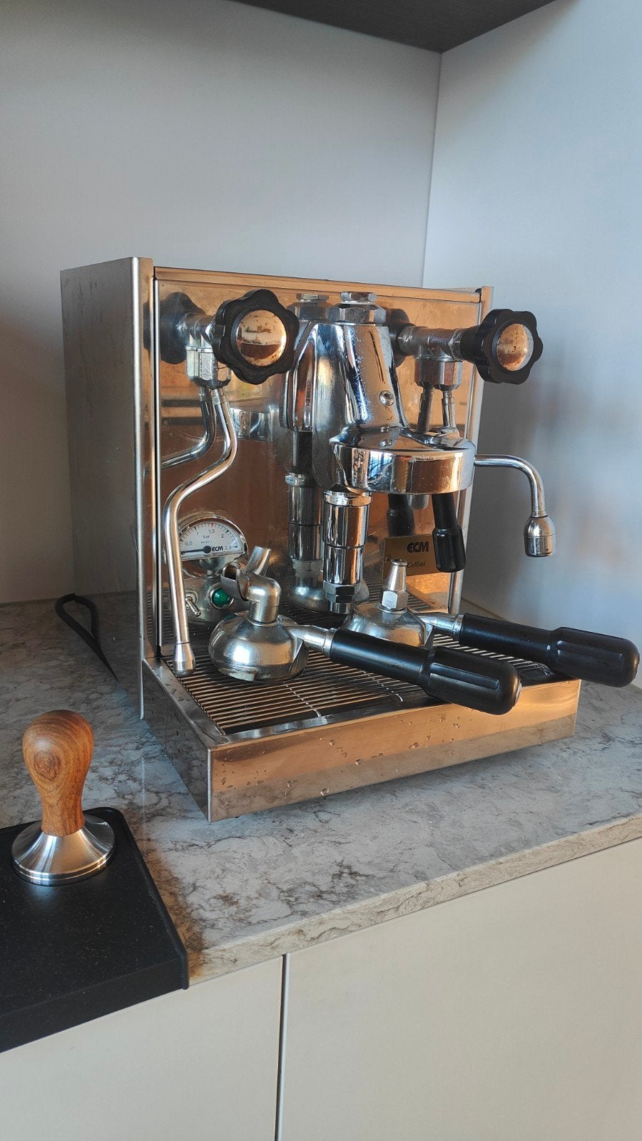 ECM Cellini E61 – volledig gereviseerd, Witgoed en Apparatuur, Koffiezetapparaten, Ophalen, Espresso apparaat, Refurbished, 2 tot 4 kopjes