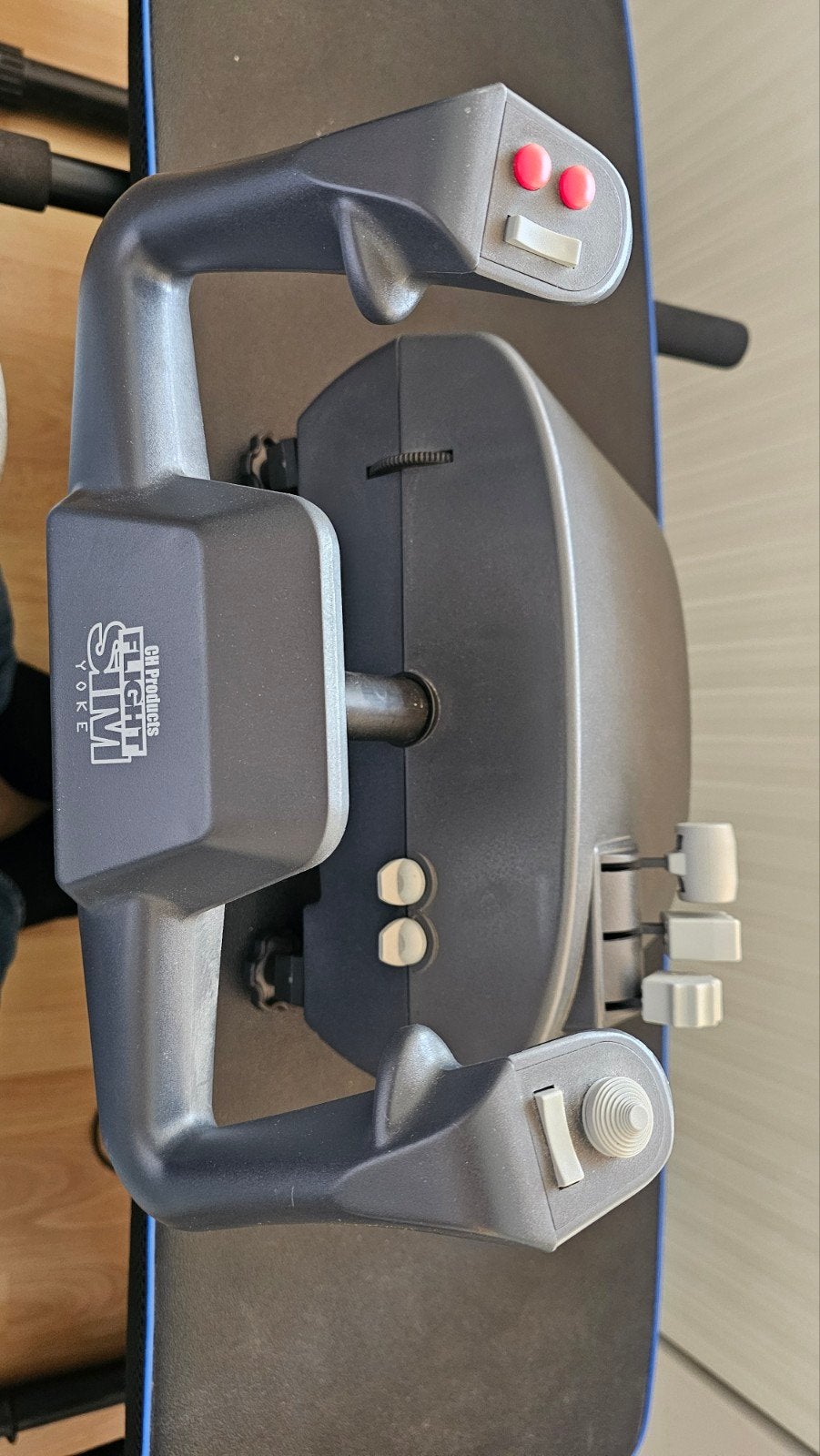 CH Products Flight Sim Yoke USB - Vliegsimulator Stuur, Computers en Software, Ophalen of Verzenden, Zo goed als nieuw, CH Products