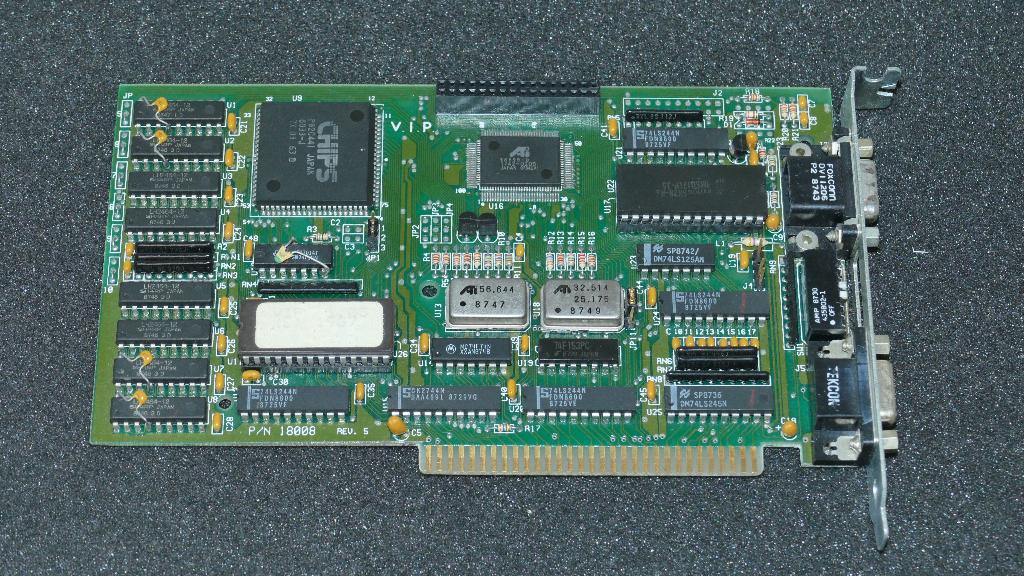 CHIPS P82C441 VIP | zeldzame 8‑bit ISA EGA kaart |, Ophalen of Verzenden