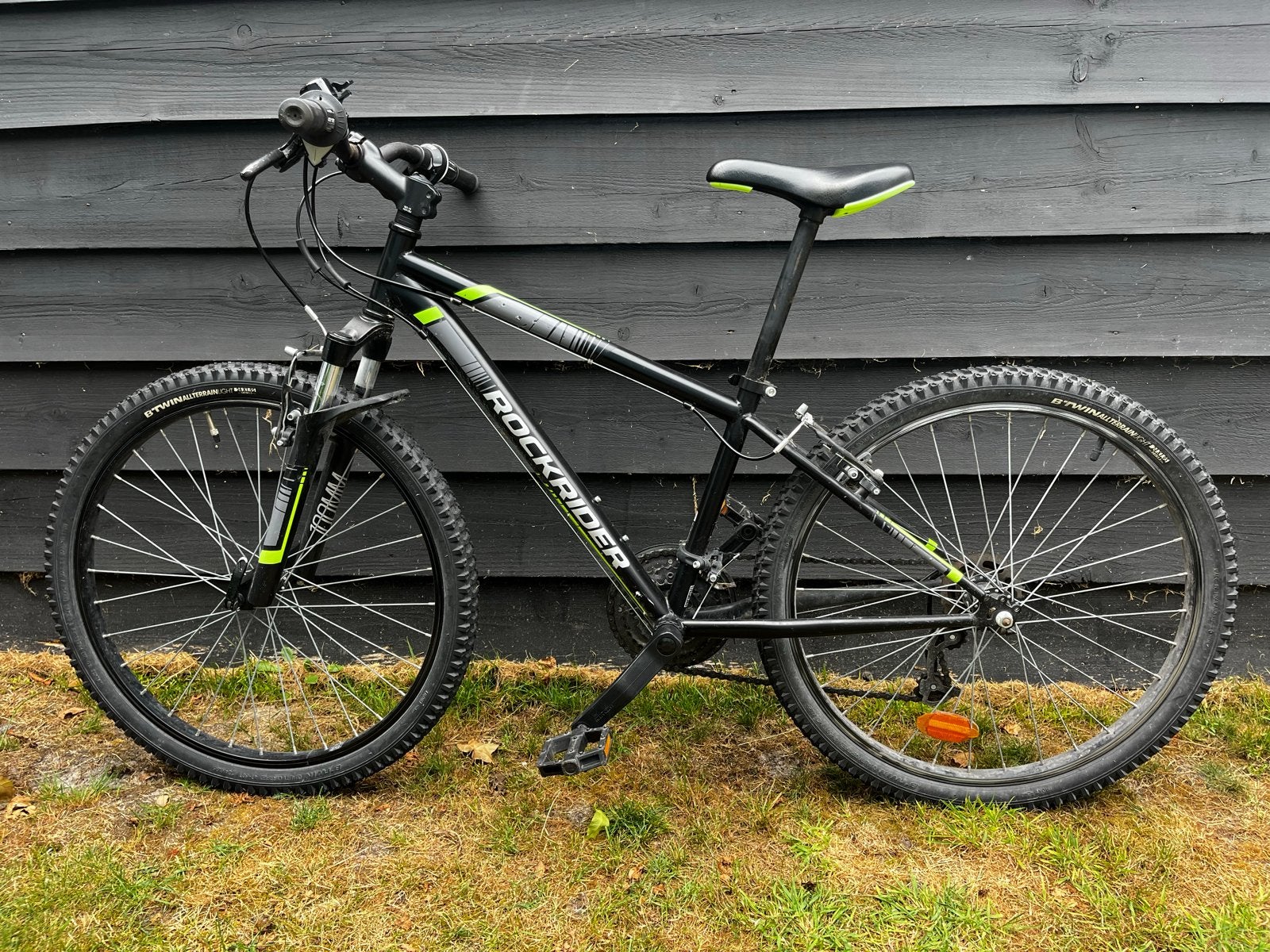 Kindermountainbike Rockrider ST500 24 inch, Gebruikt, Hardtail, Velgrem, Ophalen