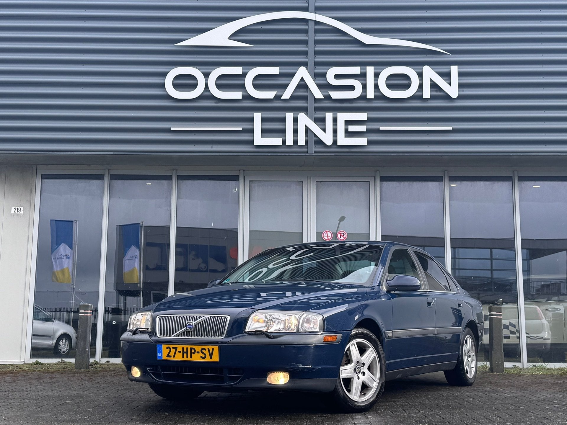Volvo S80 2.4 Ystad Limited Edition | Lees Tekst | Stoel VW, 1504 kg, Blauw, Leder en Stof, Bedrijf