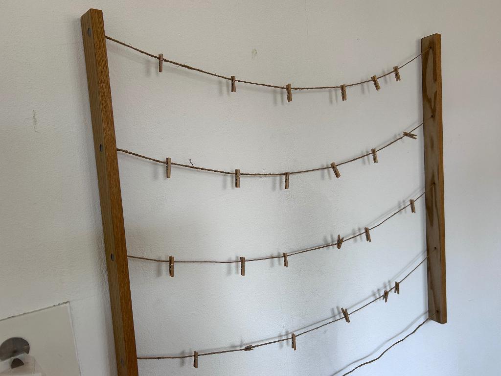 Foto ophangsysteem, Ophalen, Boho, Hout, Zo goed als nieuw