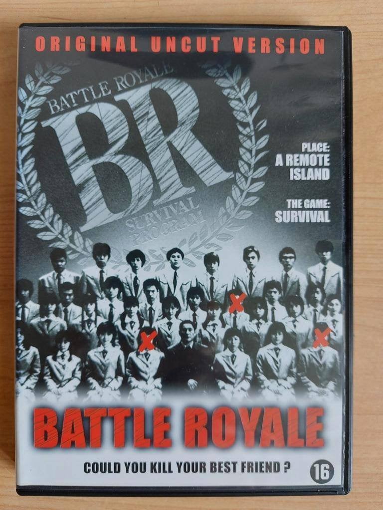 Battle Royale - japanse cult classic, Cd's en Dvd's, Alle leeftijden, Ophalen of Verzenden, Zo goed als nieuw